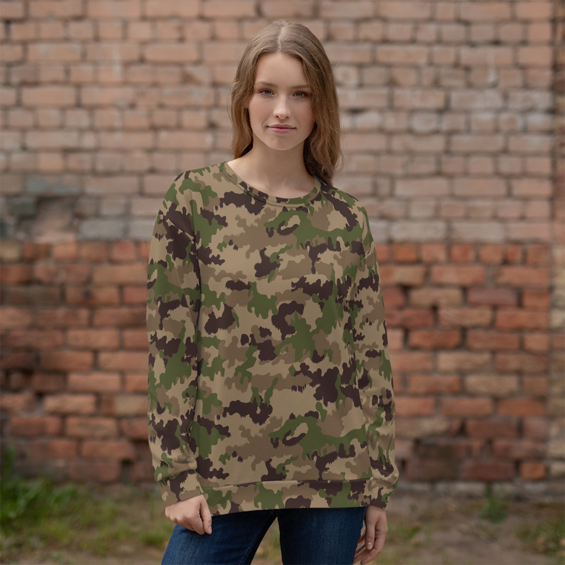Swiss TAZ 90 Multiumfeld-Tarnmuster CAMO Unisex Sweatshirt - Sweatshirts