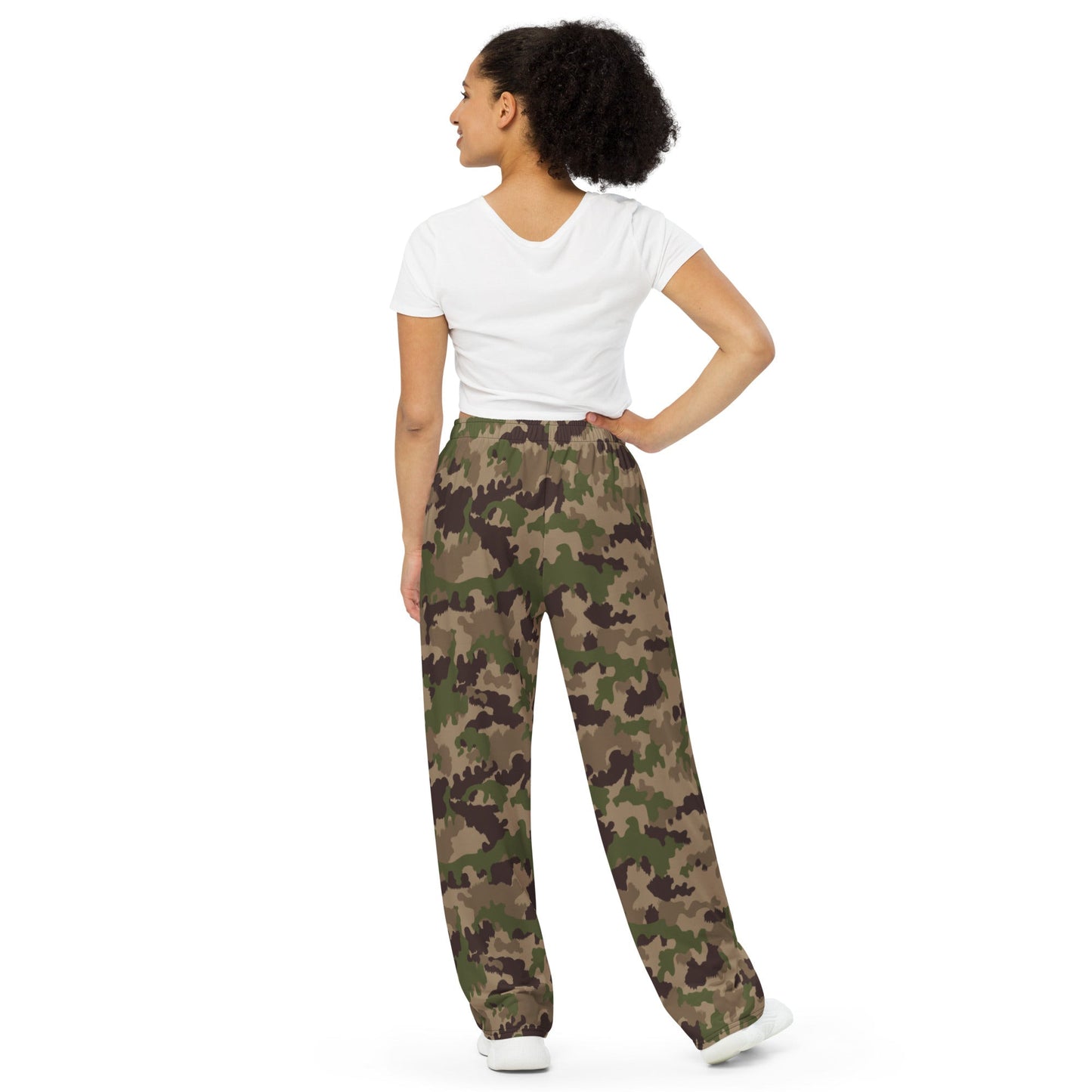 Swiss TAZ 90 Multiumfeld-Tarnmuster CAMO unisex wide-leg pants - Wide-leg Pants