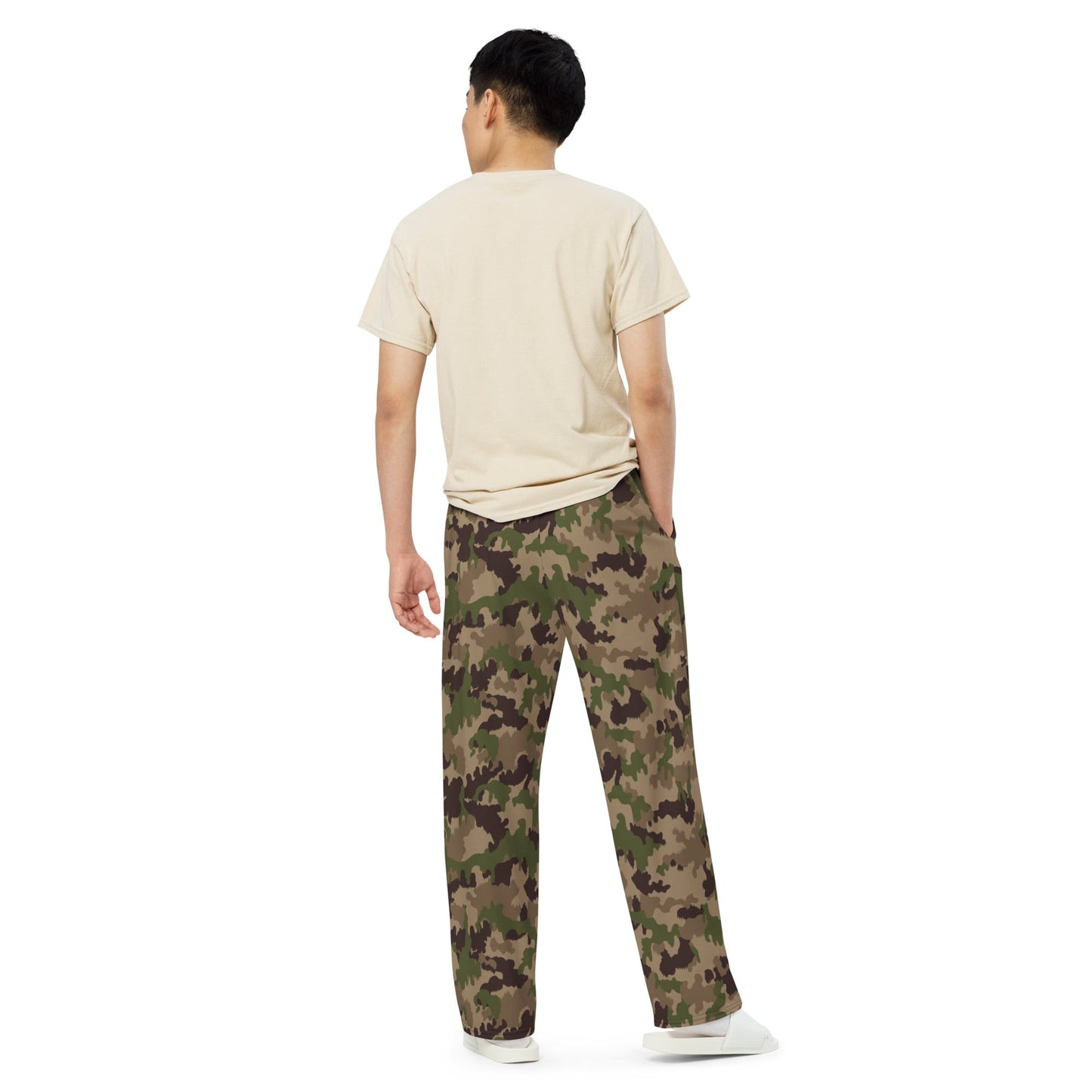Swiss TAZ 90 Multiumfeld-Tarnmuster CAMO unisex wide-leg pants - Wide-leg Pants