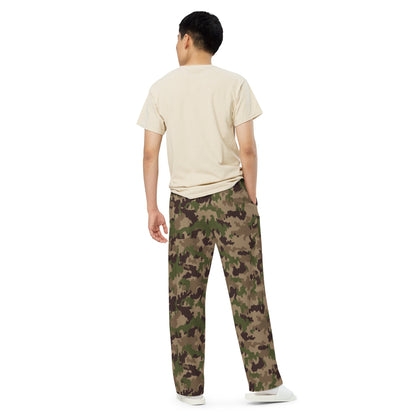 Swiss TAZ 90 Multiumfeld-Tarnmuster CAMO unisex wide-leg pants - Wide-leg Pants