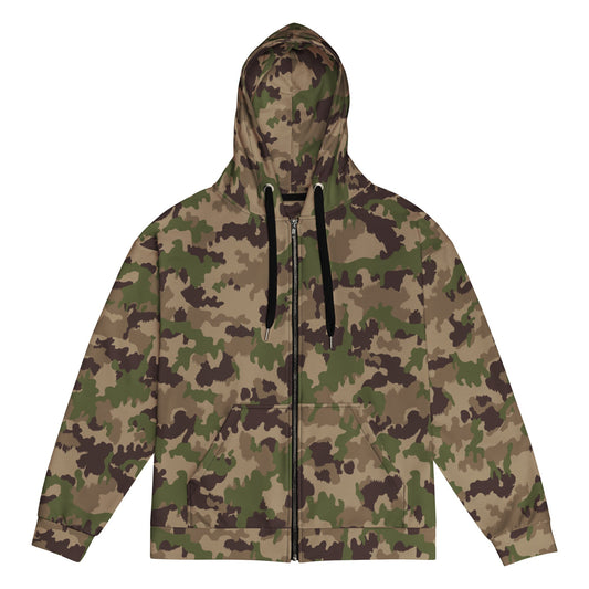 Swiss TAZ 90 Multiumfeld-Tarnmuster CAMO Unisex zip hoodie - 2XS - Zip Hoodies