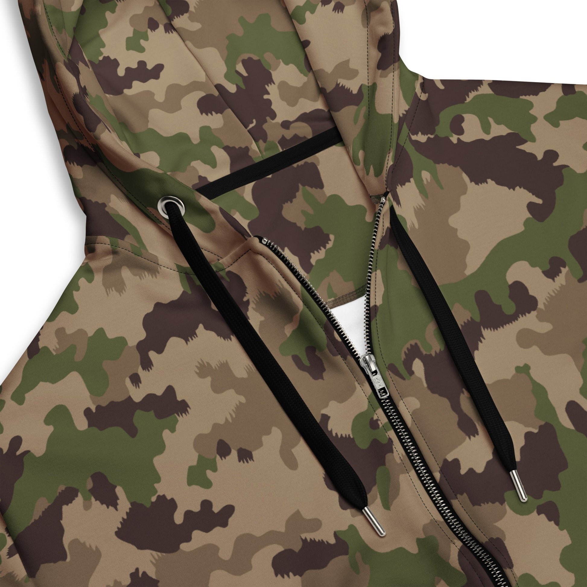 Swiss TAZ 90 Multiumfeld-Tarnmuster CAMO Unisex zip hoodie - Zip Hoodies