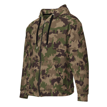 Swiss TAZ 90 Multiumfeld-Tarnmuster CAMO Unisex zip hoodie - Zip Hoodies