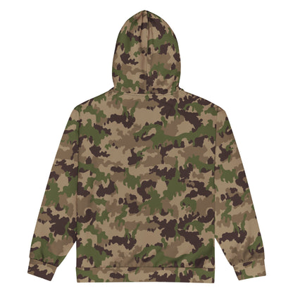 Swiss TAZ 90 Multiumfeld-Tarnmuster CAMO Unisex zip hoodie - Zip Hoodies