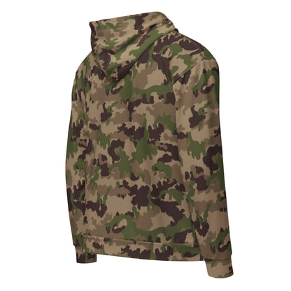 Swiss TAZ 90 Multiumfeld-Tarnmuster CAMO Unisex zip hoodie - Zip Hoodies