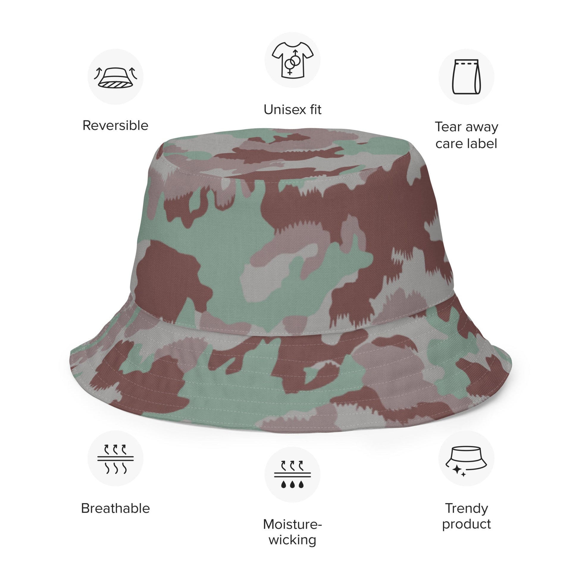 Swiss TAZ 7 CAMO Reversible Bucket Hat