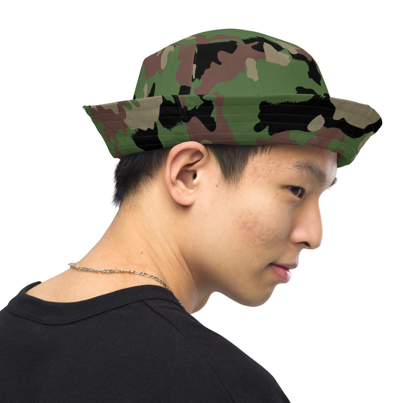 TAZ 90 Swiss Woodland CAMO Reversible Bucket Hat