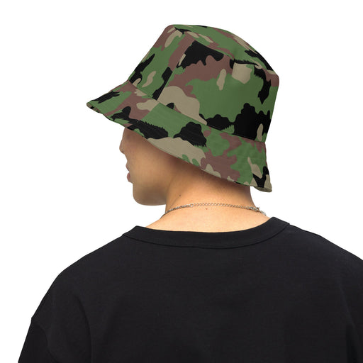 TAZ 90 Swiss Woodland CAMO Reversible Bucket Hat - XS