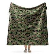 TAZ 90 Swiss Woodland CAMO Sherpa Blanket - 60″×80″