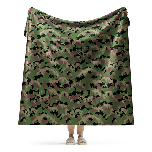 TAZ 90 Swiss Woodland CAMO Sherpa Blanket - 60″×80″
