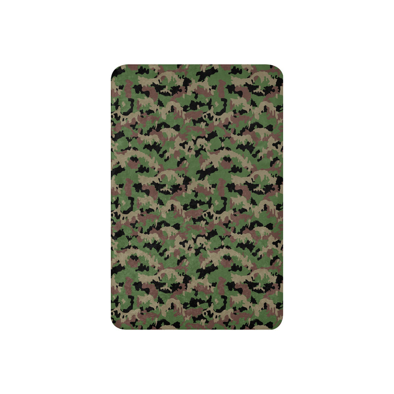 TAZ 90 Swiss Woodland CAMO Sherpa Blanket