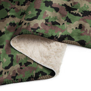 TAZ 90 Swiss Woodland CAMO Sherpa Blanket