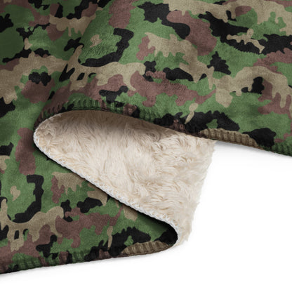 Swiss TAZ 90 CAMO Sherpa Blanket