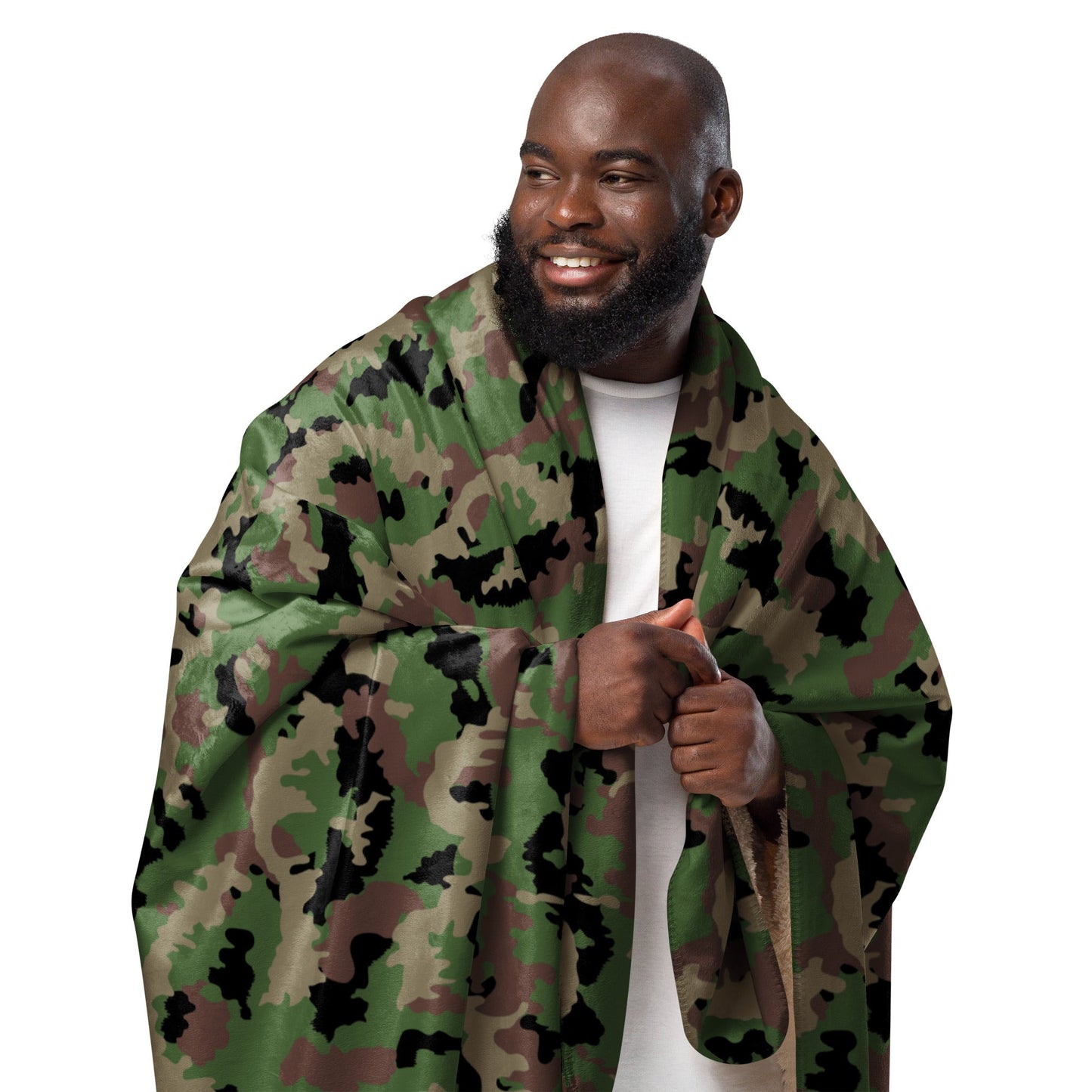 Swiss TAZ 90 CAMO Sherpa Blanket
