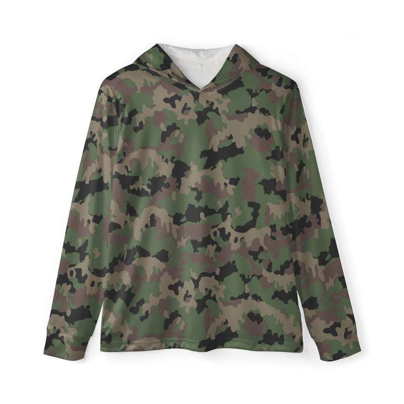 TAZ 90 Swiss Woodland CAMO Unisex Sports Warmup Hoodie - XS