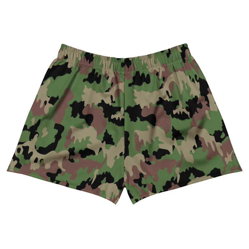 TAZ 90 Swiss Woodland CAMO Unisex Athletic Shorts