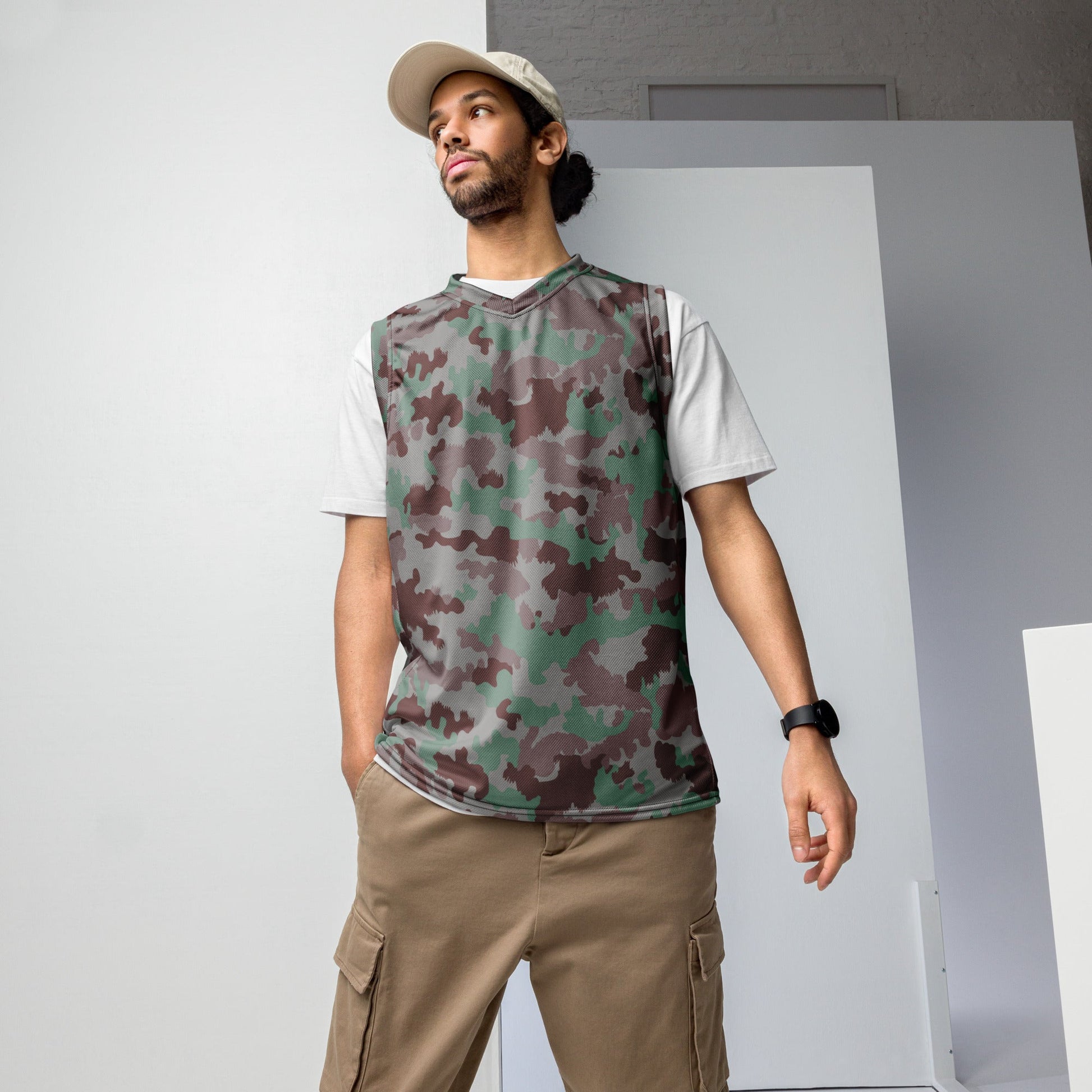 Swiss TAZ 90 CAMO unisex basketball jersey - 2XS - Basketball Jerseys