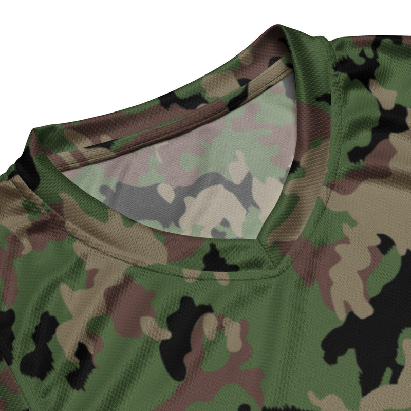 TAZ 90 Swiss Woodland CAMO Unisex Basketball Jersey