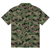 TAZ 90 Swiss Woodland CAMO Unisex Short-Sleeve Button Shirt