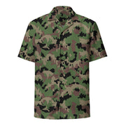 TAZ 90 Swiss Woodland CAMO Unisex Short-Sleeve Button Shirt