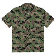 TAZ 90 Swiss Woodland CAMO Unisex Short-Sleeve Button Shirt