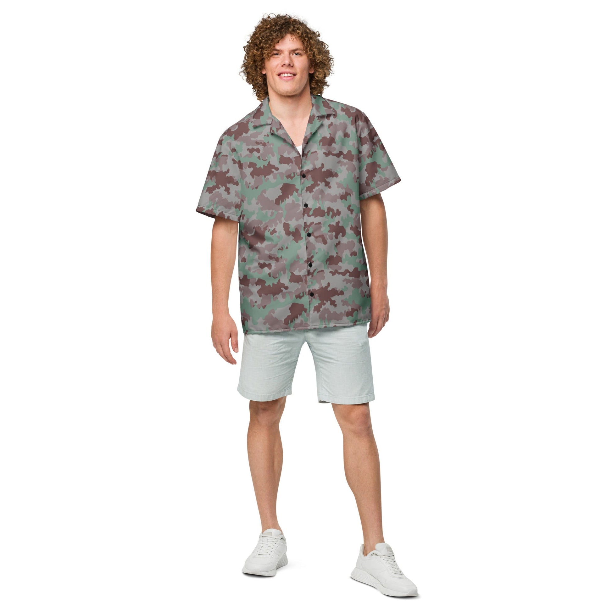 Swiss TAZ 90 CAMO Unisex button shirt - Button Shirts