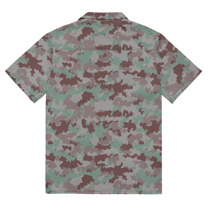 TAZ 7 Swiss Transitional CAMO Unisex Short-Sleeve Button Shirt - Button-Up