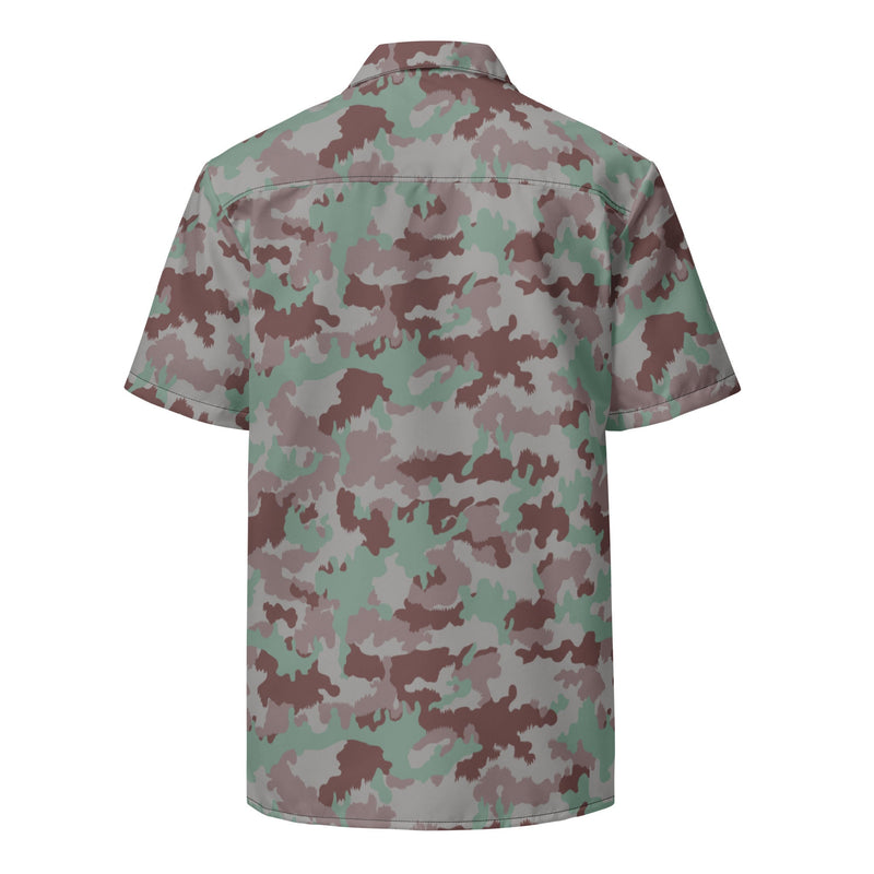 TAZ 7 Swiss Transitional CAMO Unisex Short-Sleeve Button Shirt - Button-Up