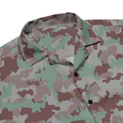 TAZ 7 Swiss Transitional CAMO Unisex Short-Sleeve Button Shirt - Button-Up