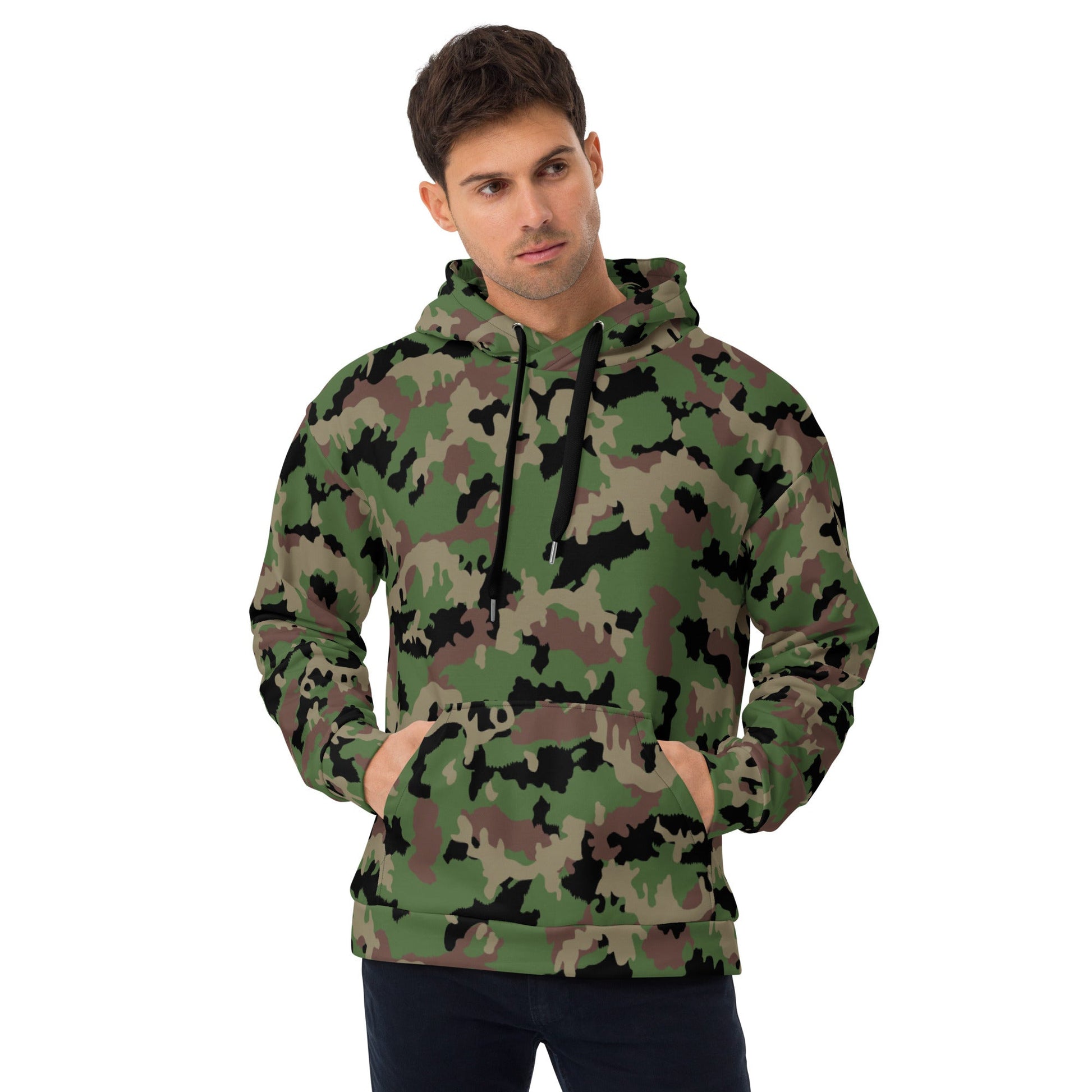 Swiss TAZ 90 CAMO Unisex Hoodie - 2XS