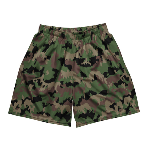 TAZ 90 Swiss Woodland CAMO Unisex Mesh Shorts - 2XS
