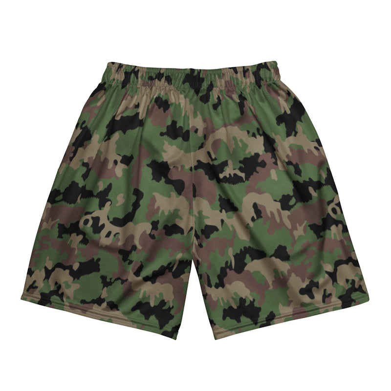 TAZ 90 Swiss Woodland CAMO Unisex Mesh Shorts
