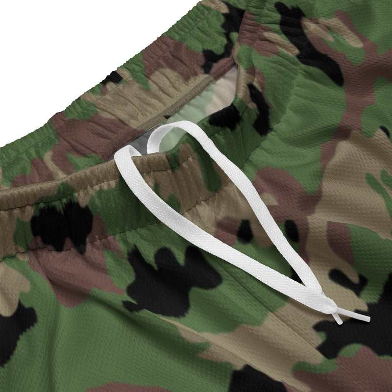 TAZ 90 Swiss Woodland CAMO Unisex Mesh Shorts