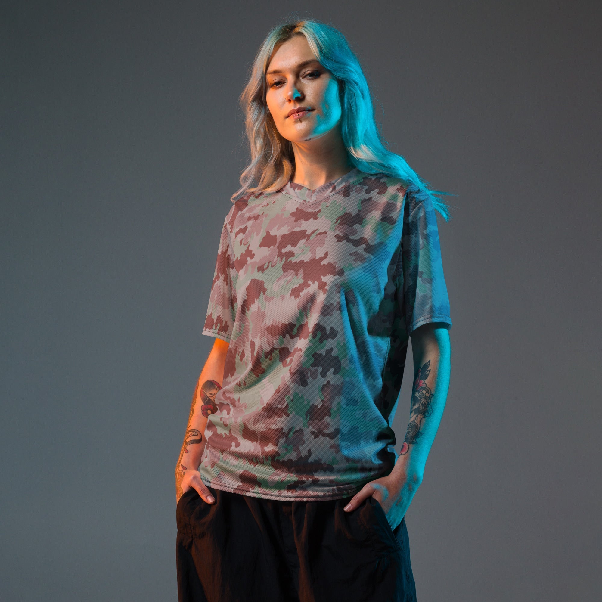 CAMO HQ - Swiss TAZ 7 CAMO unisex sports jersey - Worldwide Shipping