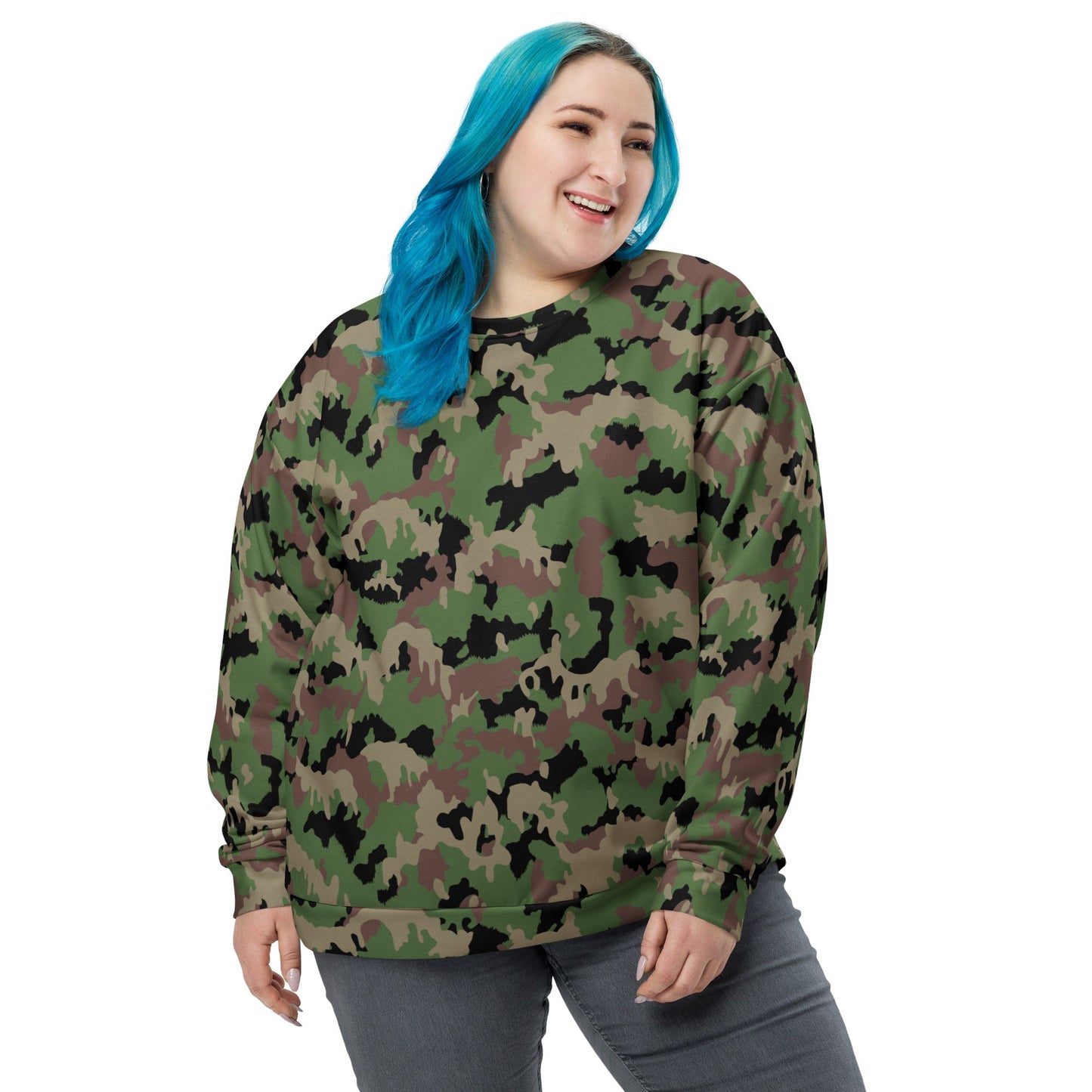 Swiss TAZ 90 CAMO Unisex Sweatshirt