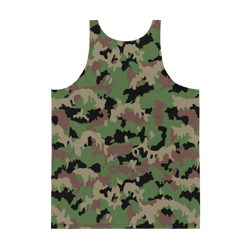 TAZ 90 Swiss Woodland CAMO Unisex Tank Top - Shirt