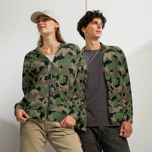 TAZ 90 Swiss Woodland CAMO Unisex Track Jacket - 2XS