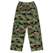 TAZ 90 Swiss Woodland CAMO Unisex Wide-Leg Leisure Pants - 2XS