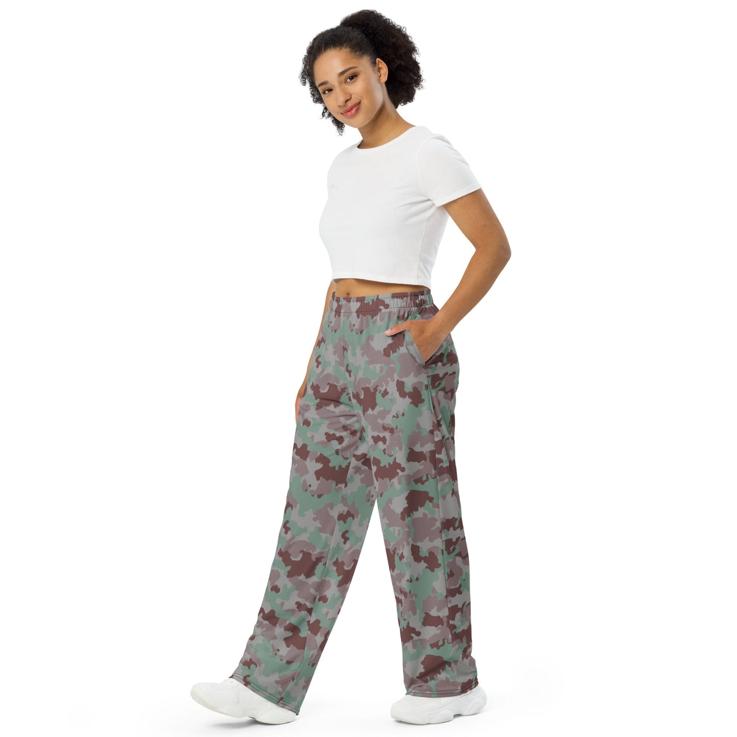 Swiss TAZ 90 CAMO unisex wide-leg pants - Wide-leg Pants
