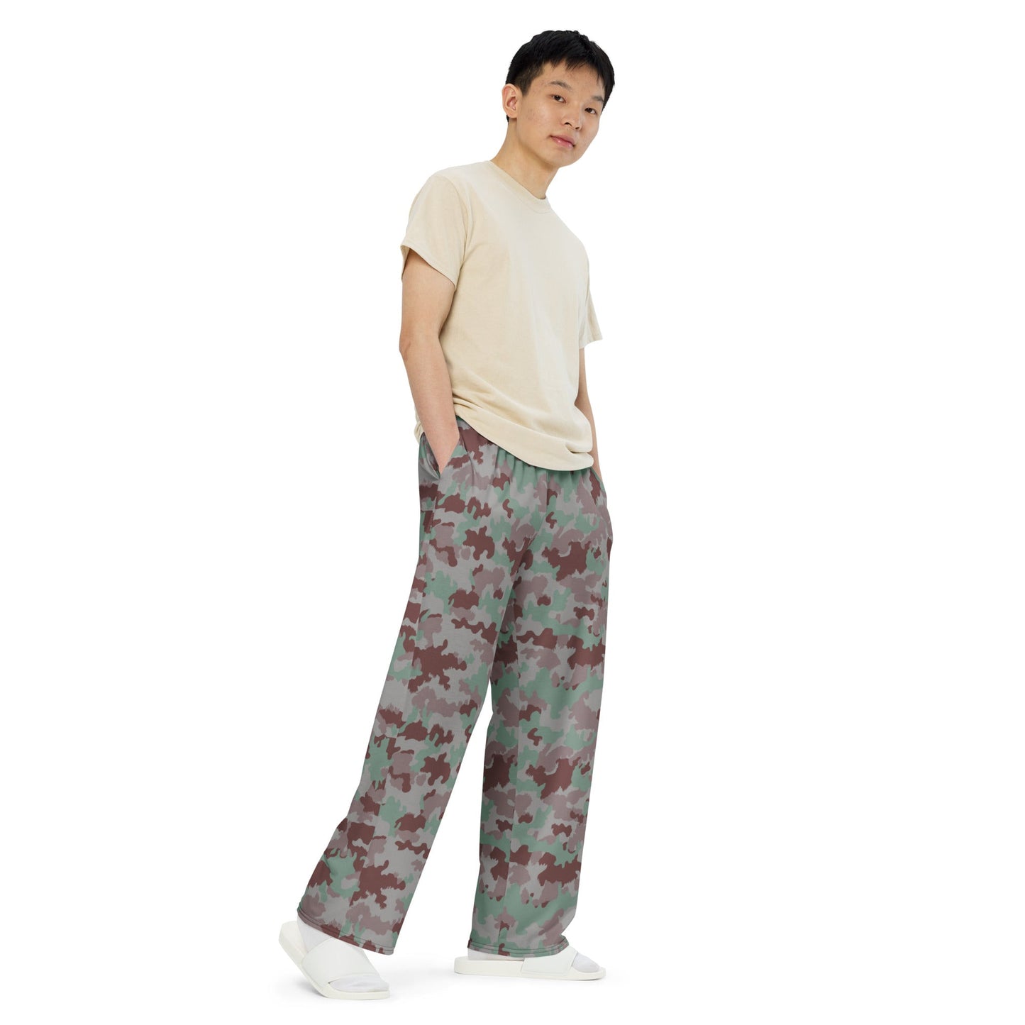 Swiss TAZ 90 CAMO unisex wide-leg pants - Wide-leg Pants