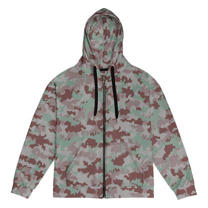 Swiss TAZ 90 CAMO Unisex zip hoodie - 2XS - Zip Hoodies