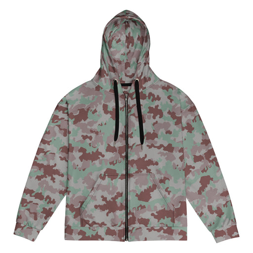 TAZ 7 Swiss Transitional CAMO Unisex Zip Hoodie - 2XS