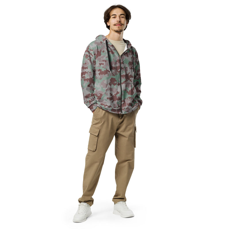 TAZ 7 Swiss Transitional CAMO Unisex Zip Hoodie