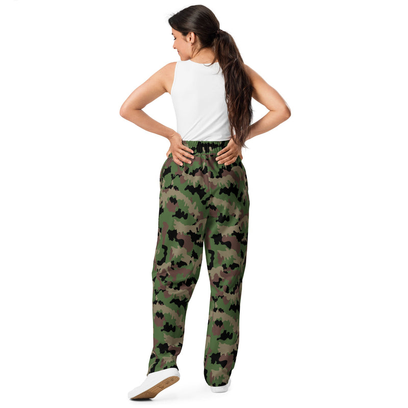 TAZ 90 Swiss Woodland CAMO Unisex Wide-Leg Joggers