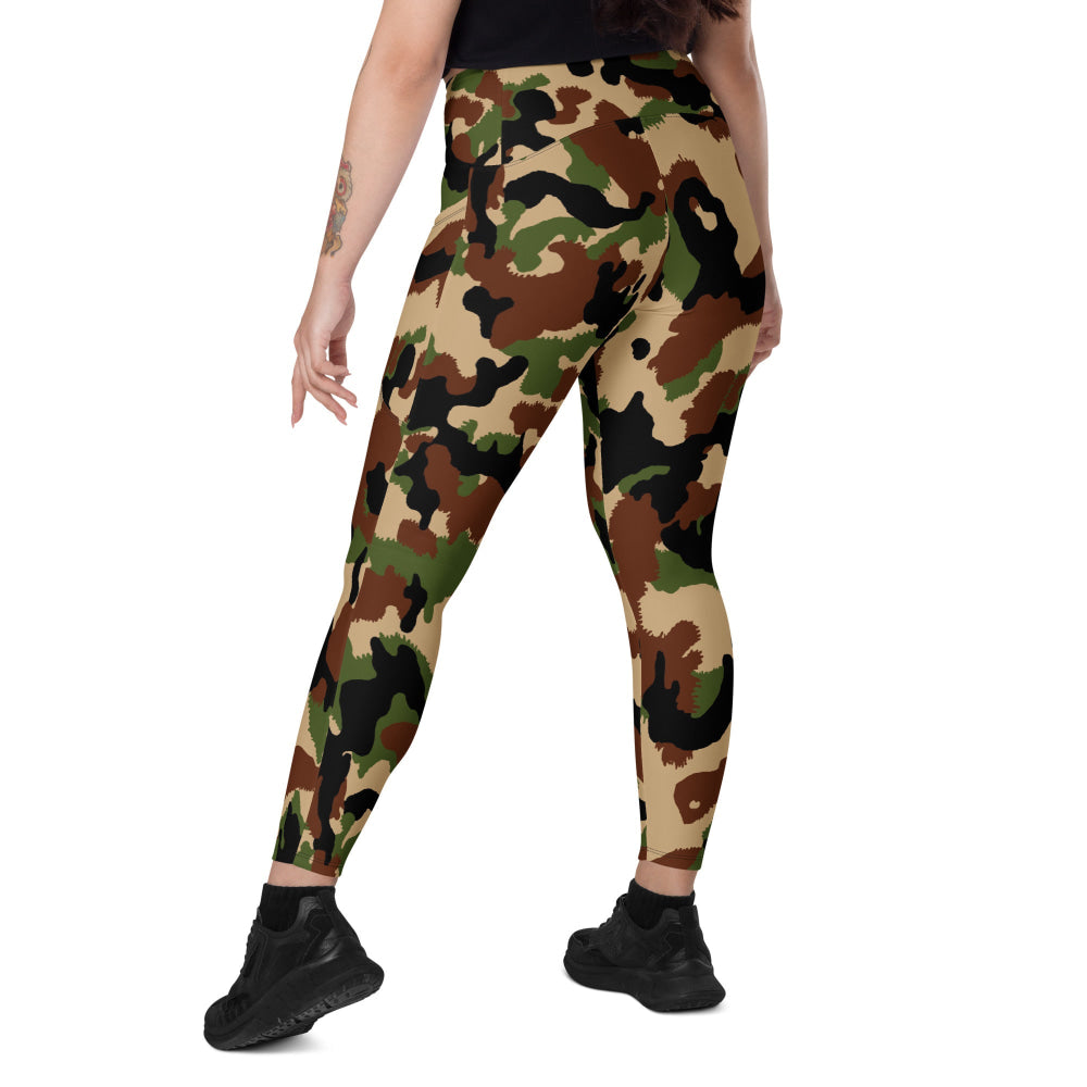 Swiss Woodland TAZ 90 CAMO Leggings with pockets - Womens With Pockets