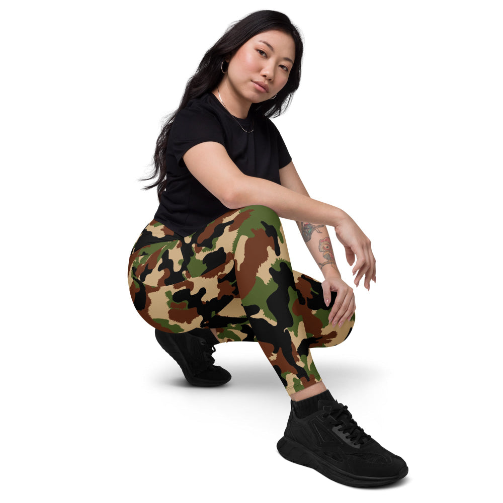 Swiss Woodland TAZ 90 CAMO Leggings with pockets - Womens With Pockets