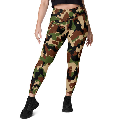 Swiss Woodland TAZ 90 CAMO Leggings with pockets - Womens With Pockets