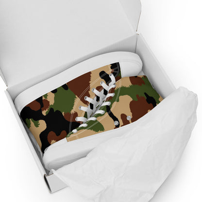 Swiss Woodland TAZ 90 CAMO Men’s high top canvas shoes - Mens High Top Canvas Shoes