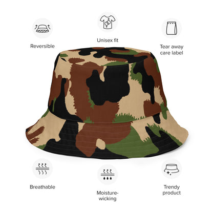 Swiss Woodland TAZ 90 CAMO Reversible bucket hat - Bucket Hat