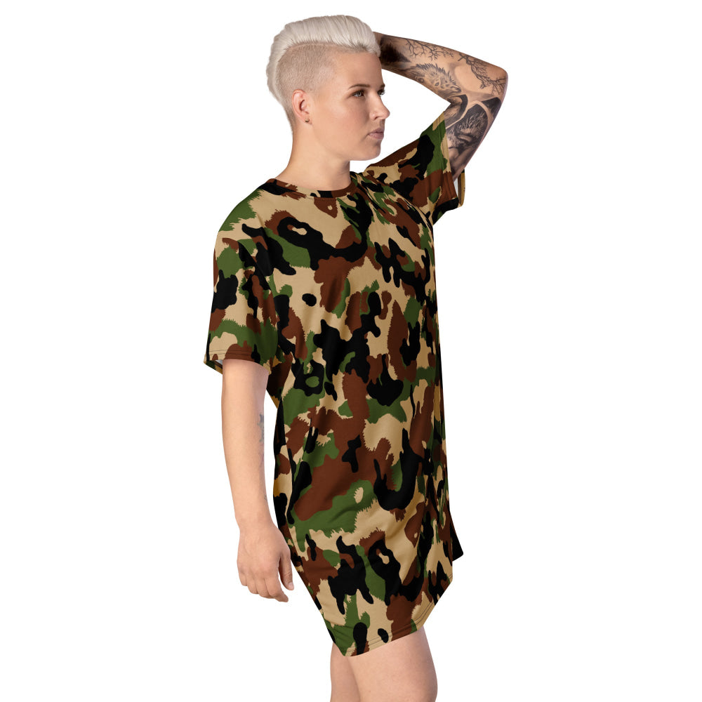 Swiss Woodland TAZ 90 CAMO T-shirt dress - Womens T-Shirt Dress